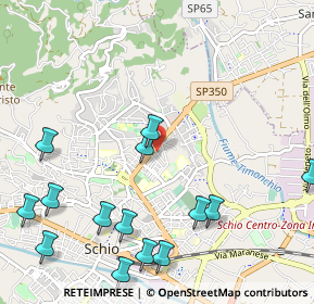 Mappa Via Santissima Trinità, 36015 Schio VI, Italia (1.33071)