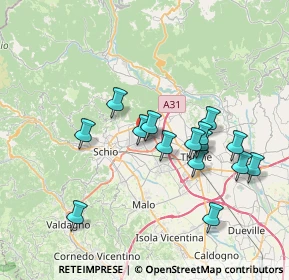 Mappa 201, 36015 Schio VI, Italia (6.834)