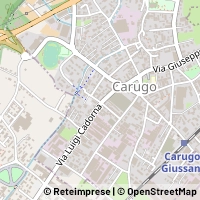 Mapa Carugo
