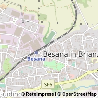 Karte Besana in Brianza