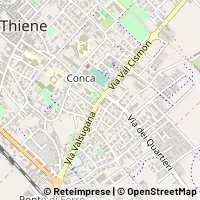 Mapa Thiene