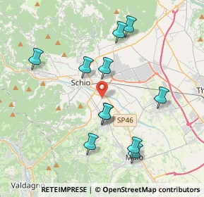 Mappa Via Liviera, 36015 Schio VI, Italia (3.79636)