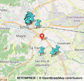 Mappa Via Liviera, 36015 Schio VI, Italia (1.96688)