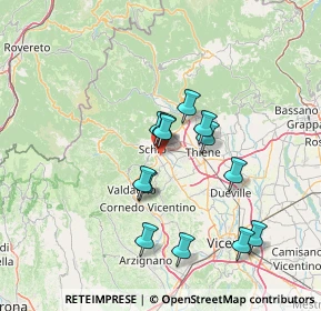 Mappa Via Liviera, 36015 Schio VI, Italia (11.94154)