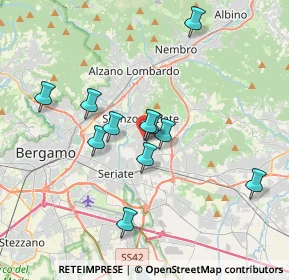 Mappa Viale Kennedy, 24066 Pedrengo BG, Italia (3.18)