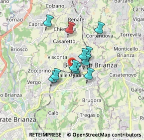 Mappa Via G. Segantini, 20842 Besana In Brianza MB, Italia (1.17727)