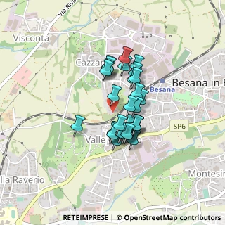 Mappa Via G. Segantini, 20842 Besana In Brianza MB, Italia (0.29)