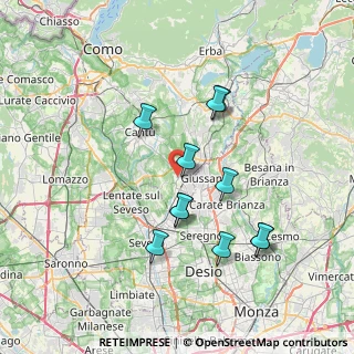 Mappa Corso Brianza, 22066 Mariano Comense CO, Italia (6.69818)