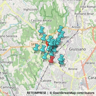 Mappa Corso Brianza, 22066 Mariano Comense CO, Italia (0.936)