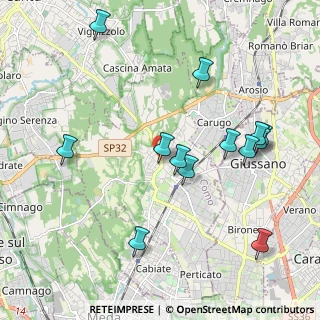 Mappa Corso Brianza, 22066 Mariano Comense CO, Italia (2.15308)