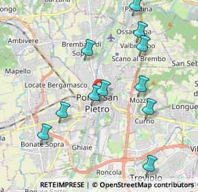Mappa Via Alessandro Manzoni, 24036 Ponte San Pietro BG, Italia (2.02636)