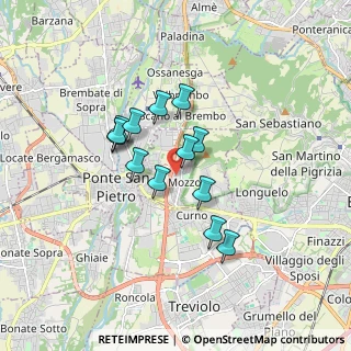 Mappa Via Don Nino Rota, 24030 Mozzo BG, Italia (1.31154)