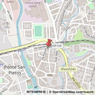 Mappa Piazza S.Anna, 21, 24036 Ponte San Pietro, Bergamo (Lombardia)
