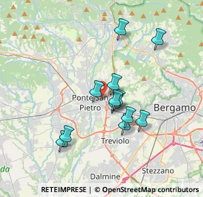 Mappa Via Guido Cavalcanti, 24030 Mozzo BG, Italia (2.96333)