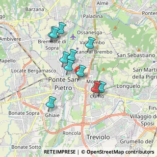 Mappa Via Guido Cavalcanti, 24030 Mozzo BG, Italia (1.53091)