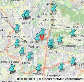 Mappa Via Guido Cavalcanti, 24030 Mozzo BG, Italia (2.4685)
