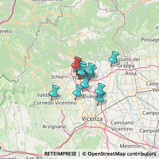 Mappa Via Giovanni Battista dell'Eva, 36016 Thiene VI, Italia (7.01)