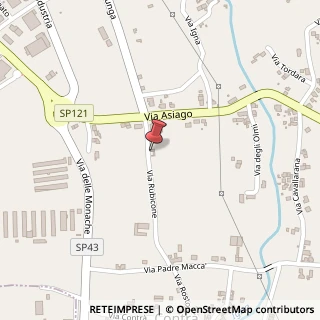 Mappa Via Rubicone, 9, 36030 Sarcedo, Vicenza (Veneto)