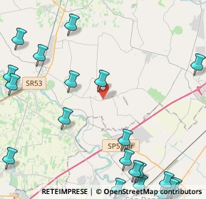 Mappa Via Risorgimento Campodipietra, 31040 Salgareda TV, Italia (6.4985)