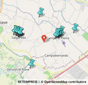 Mappa Via Risorgimento Campodipietra, 31040 Salgareda TV, Italia (2.0975)