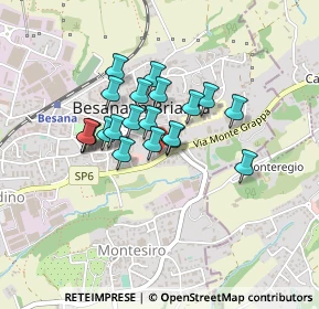 Mappa Via XX Settembre, 20842 Besana In Brianza MB, Italia (0.3095)
