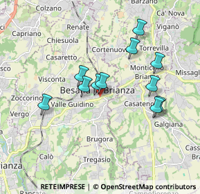 Mappa Via XX Settembre, 20842 Besana In Brianza MB, Italia (1.57636)