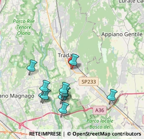 Mappa Via Eugenio Curiel, 21049 Tradate VA, Italia (4.00091)