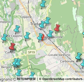 Mappa Via Eugenio Curiel, 21049 Tradate VA, Italia (2.7865)