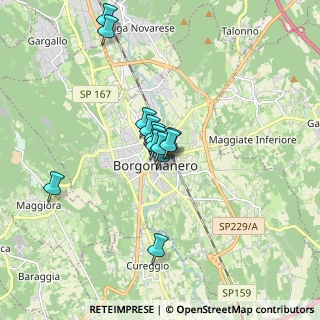Mappa Via Don Minzoni, 28021 Borgomanero NO, Italia (1.22846)