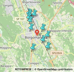 Mappa 28021 Borgomanero NO, Italia (1.54333)