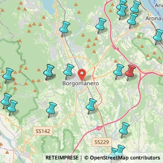 Mappa Via Don Minzoni, 28021 Borgomanero NO, Italia (6.364)