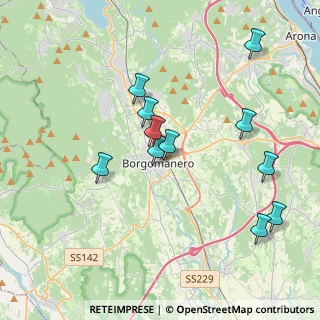 Mappa Via Don Minzoni, 28021 Borgomanero NO, Italia (3.77273)