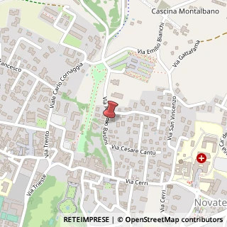 Mappa Via baslini antonio 10, 23807 Merate, Lecco (Lombardia)