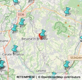 Mappa Via Antonio Fogazzaro, 23880 Casatenovo LC, Italia (7.43222)