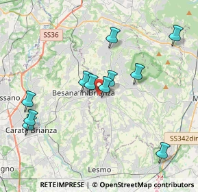 Mappa Via Antonio Fogazzaro, 23880 Casatenovo LC, Italia (3.84909)