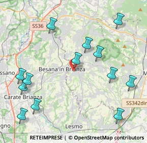 Mappa Via Antonio Fogazzaro, 23880 Casatenovo LC, Italia (4.97462)