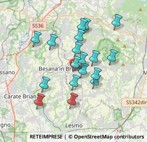 Mappa Via Antonio Fogazzaro, 23880 Casatenovo LC, Italia (3.05167)