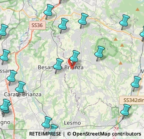 Mappa Via Antonio Fogazzaro, 23880 Casatenovo LC, Italia (6.3695)