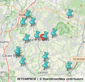 Mappa Via Antonio Fogazzaro, 23880 Casatenovo LC, Italia (4.20929)