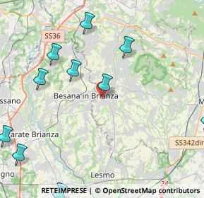 Mappa Via Antonio Fogazzaro, 23880 Casatenovo LC, Italia (6.02833)