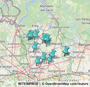 Mappa Via Michelangelo Buonarroti, 23880 Casatenovo LC, Italia (10.16231)