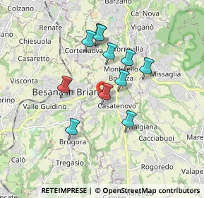 Mappa Via Michelangelo Buonarroti, 23880 Casatenovo LC, Italia (1.47182)