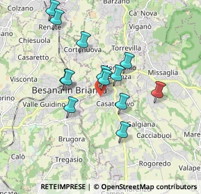 Mappa Via Michelangelo Buonarroti, 23880 Casatenovo LC, Italia (1.56846)