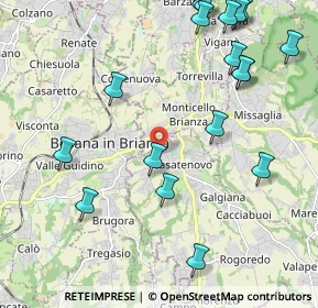 Mappa Via Antonio Fogazzaro, 23880 Casatenovo LC, Italia (2.721)