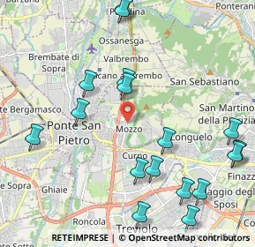 Mappa Piazza Costituzione, 24030 Mozzo BG, Italia (2.48706)