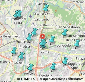 Mappa Piazza Costituzione, 24030 Mozzo BG, Italia (2.26688)