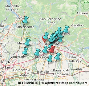 Mappa Piazza Costituzione, 24030 Mozzo BG, Italia (9.6345)