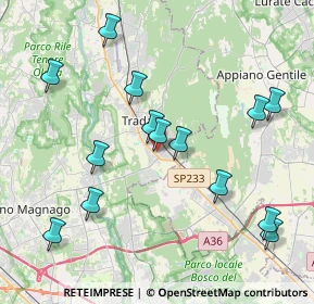 Mappa Via Monte Cassino, 21049 Tradate VA, Italia (4.30357)