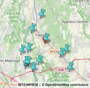 Mappa Via Monte Cassino, 21049 Tradate VA, Italia (4.12077)