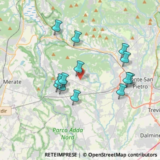 Mappa Via Bergamo, 24039 Sotto il Monte Giovanni XXIII BG, Italia (3.62615)